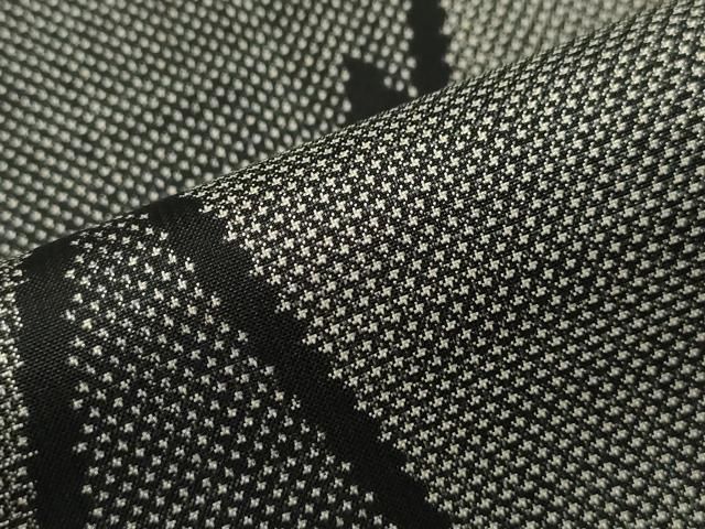 平和屋着物○本場大島紬 7マルキ 泥染め 160亀甲 吉祥文 正絹 逸品