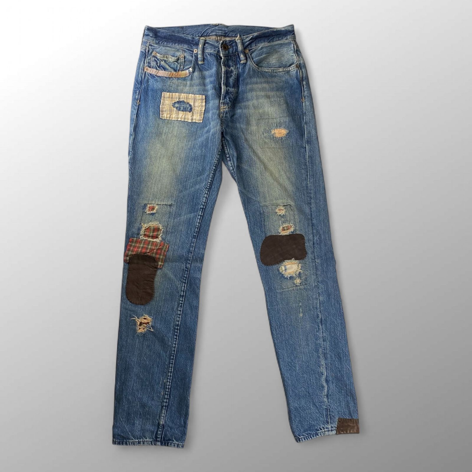 限定 Polo RALPH LAUREN ポロラルフローレン / BOBBY JEAN パッチワークデニム CRUISE/HOLIDAY2011 SIZE:W80cm