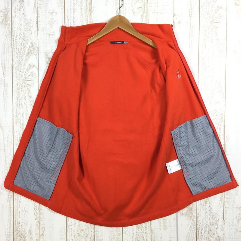 Men's S オレンジ系 Haglofs ( ホグロフス ) アストロ ジャケット Astro Jacket マイクロ フリース 604 MENs S ホグロフス アストロ ジャケット Astro Jacket マイクロ