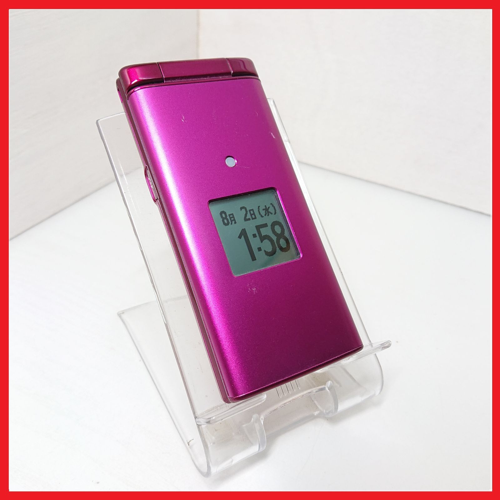au KYF38 かんたんケータイ【白ロム・SIMロック解除済】：ガラケー 携帯電話