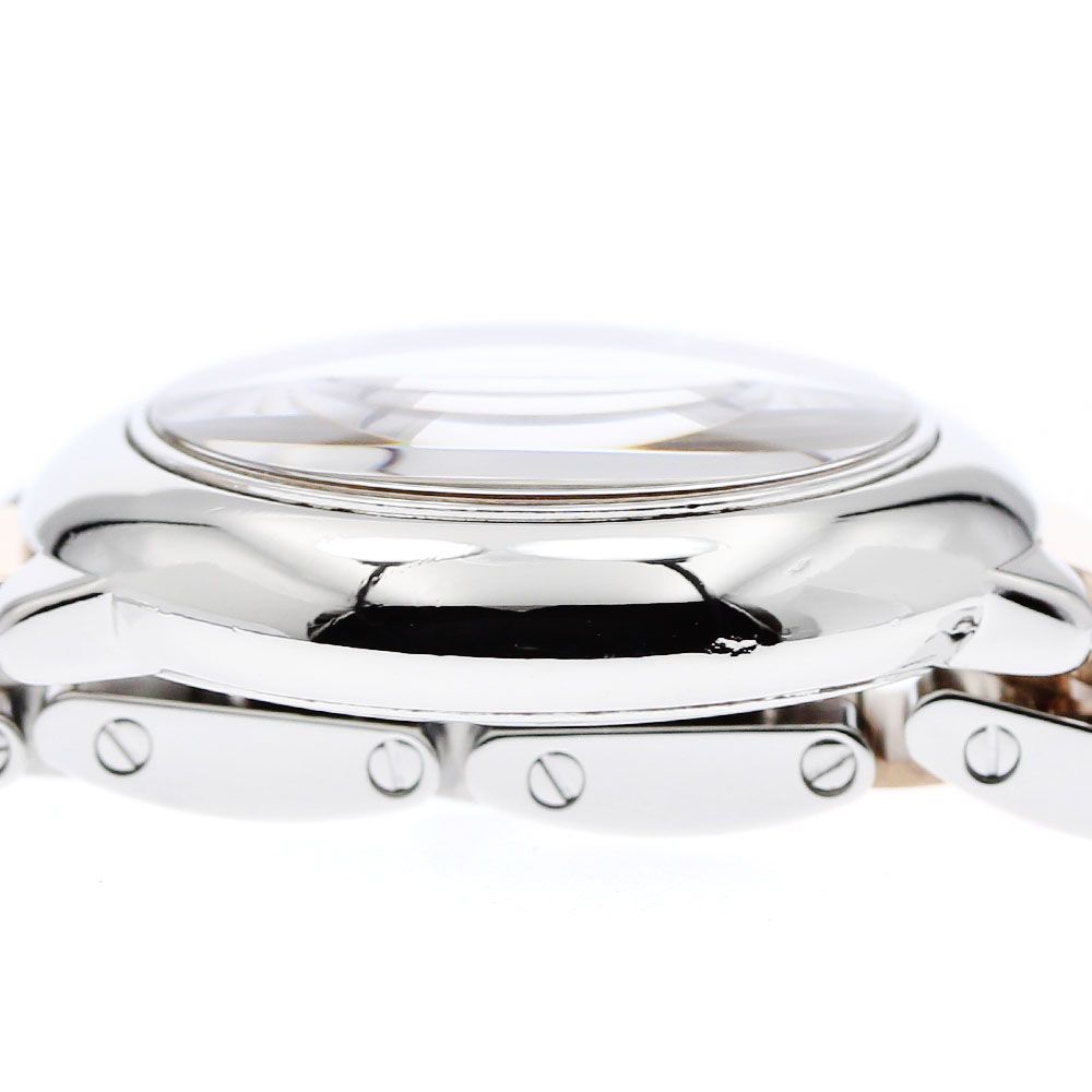 カルティエ CARTIER WE902052 バロンブルーSM K18PGコンビ 11Pダイヤ  