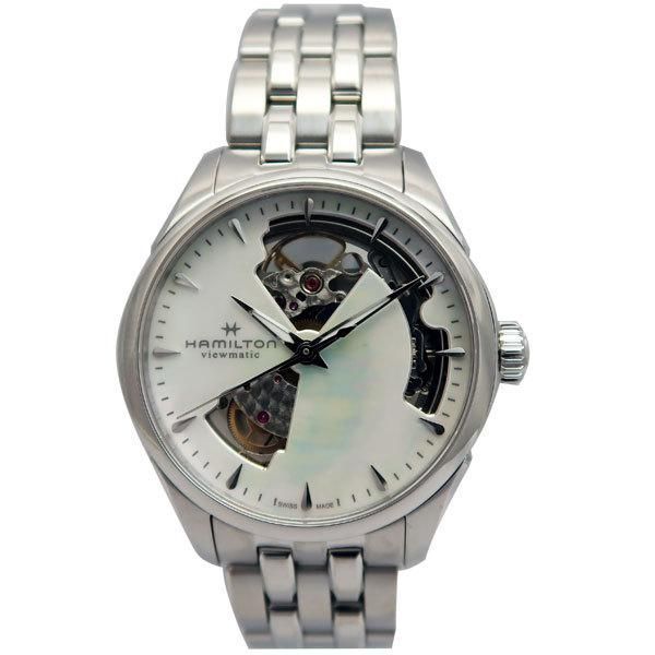 ハミルトン Hamilton ジャズマスター OPEN HEART AUTO オープンハート　オート　36mm　マザーオブパール ホワイト　H32215190