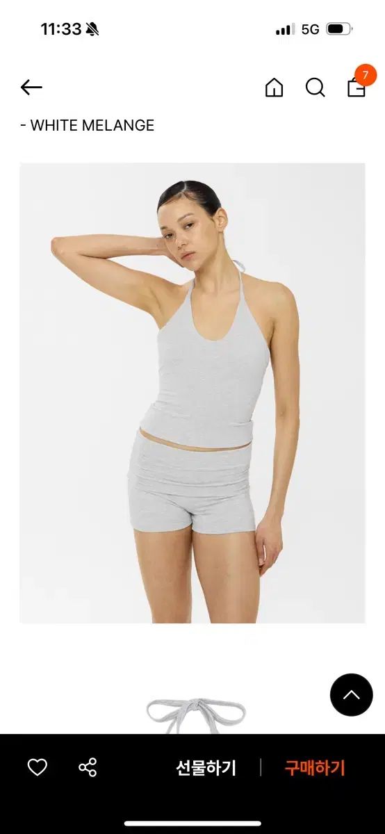 スリードッツ three dots コットン 半袖 ラウンドネック Tシャツ