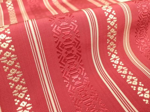 取引 平和屋着物＊夏物 本場筑前博多織 八寸名古屋帯 紗献上 正絹 逸品