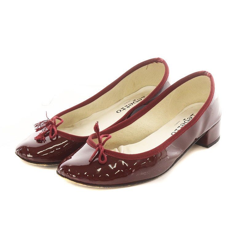 レビュー高評価商品 レペット ラウンドトゥ バレエシューズ パンプス Repetto バレエ