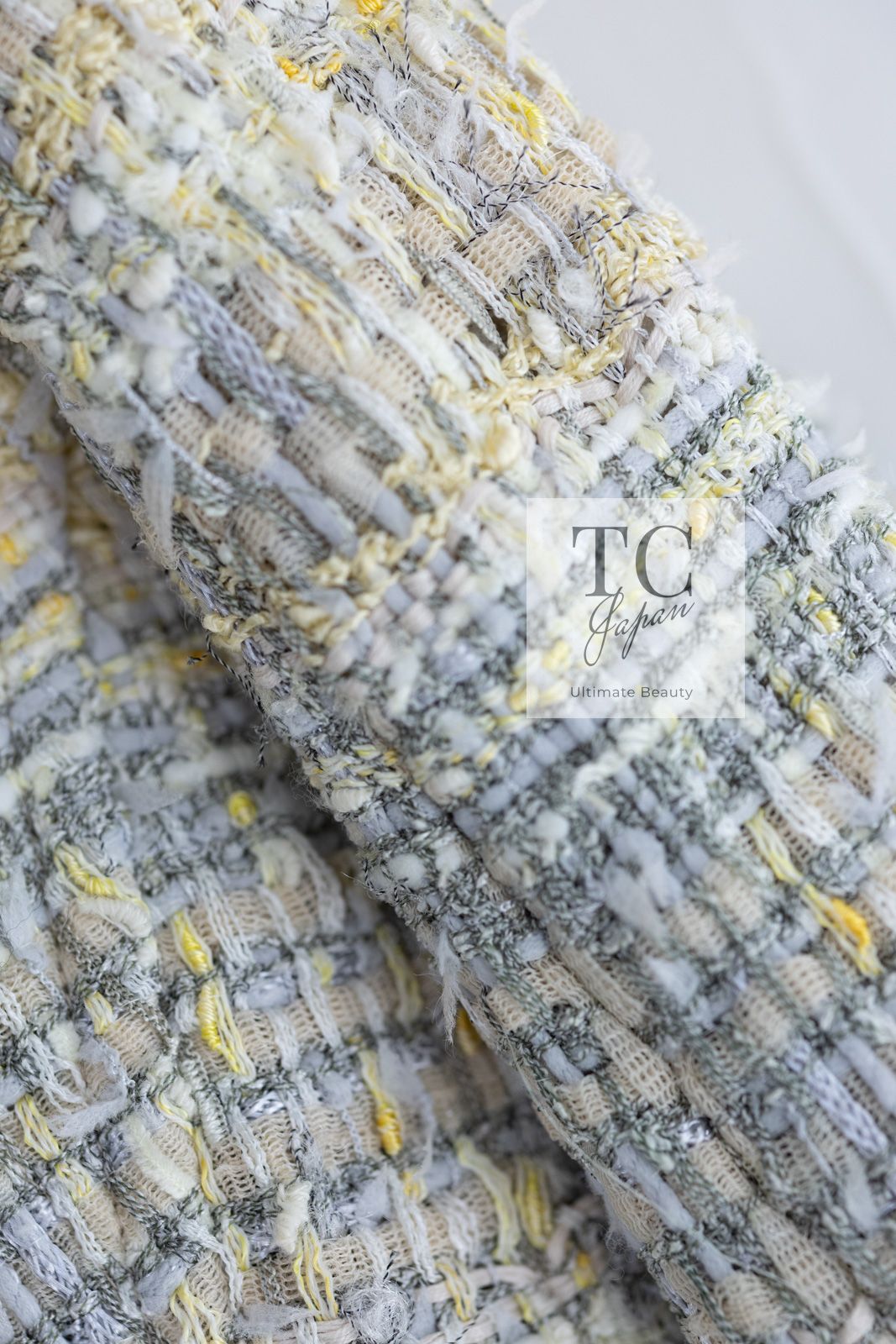 CHANEL グレー✖️イエロー　36 シャネル ジャケット CHANEL グレー イエロー ミント 春夏