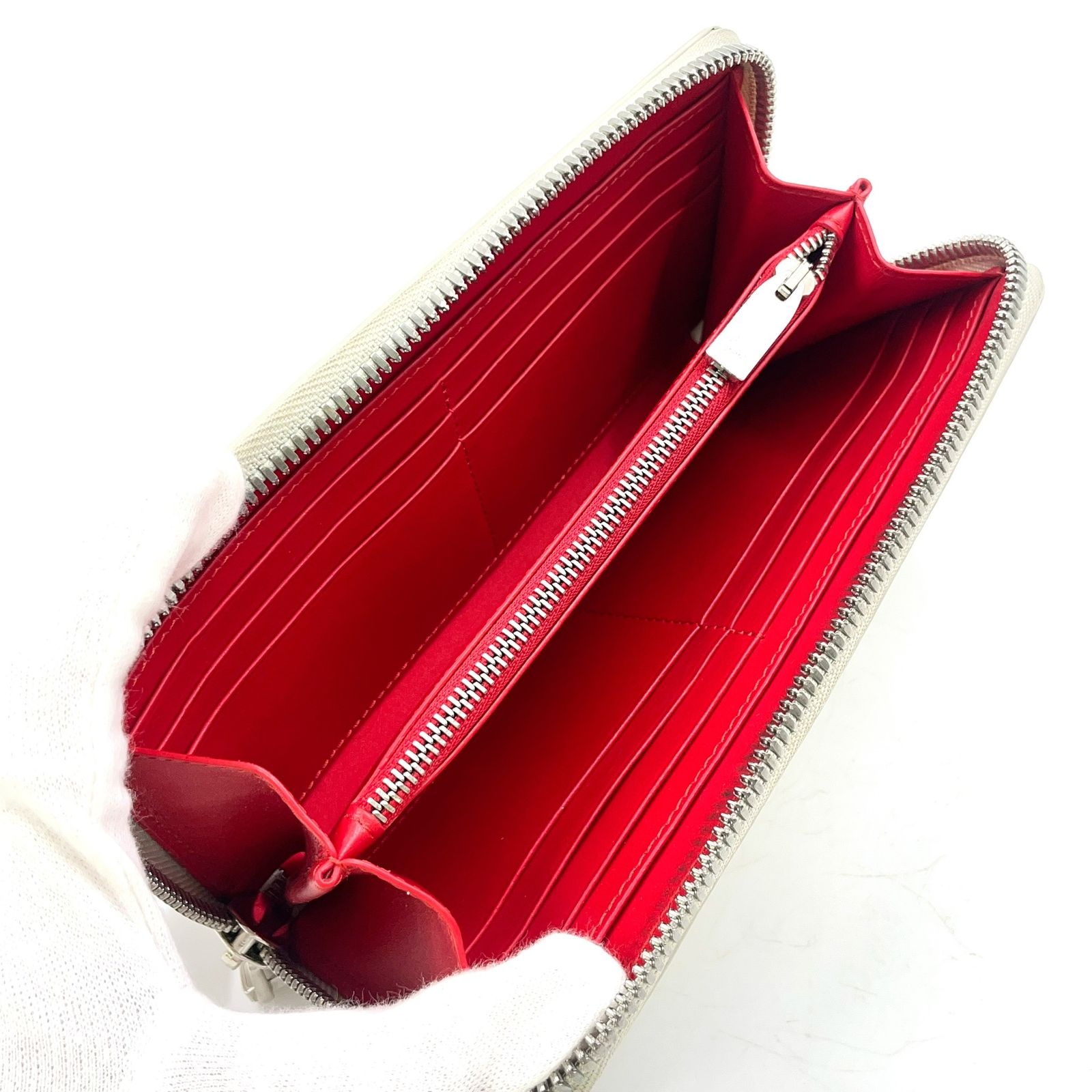 レザー アイボリー