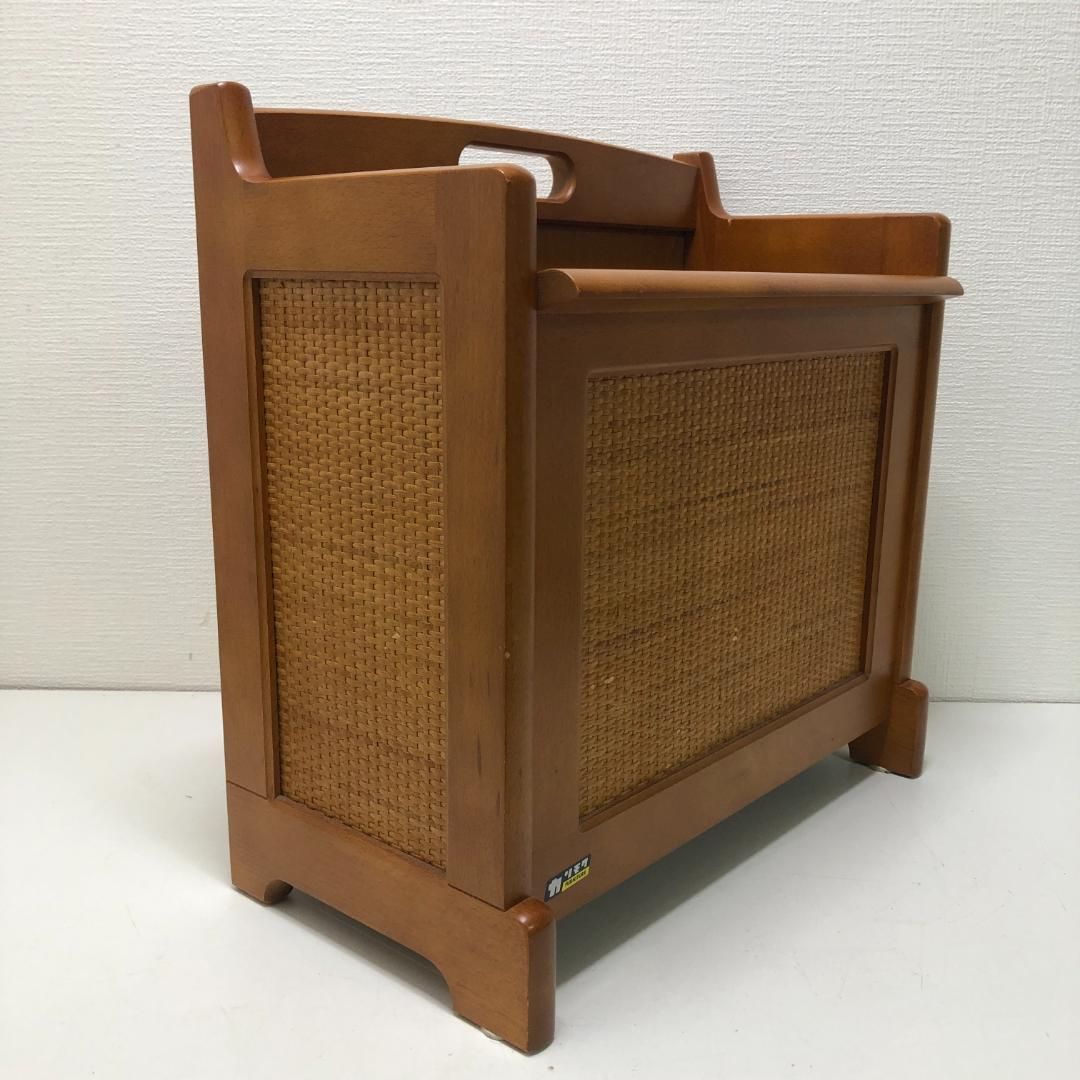 カリモク karimoku マガジンラック 木製 藤デザイン
