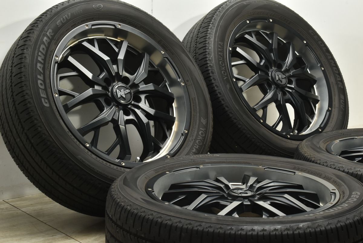 クロストレック フォレスター等に NITROPOWER GADGET 18in 7J 42 PCD114.3 ヨコハマ ジオランダー SUV G055 225 55R18 デリカD 5 ZR-V