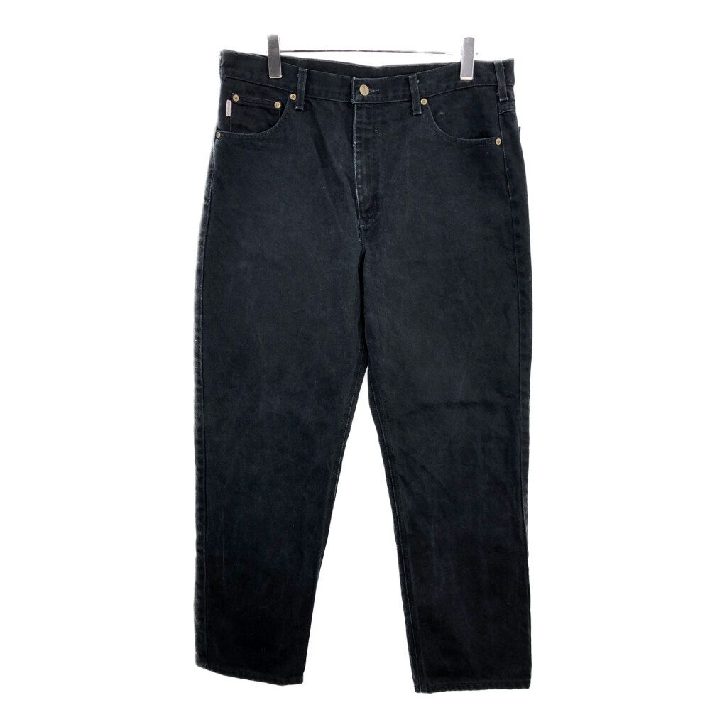 Carhartt カーハート デニムパンツ ブラック メンズ W38 L32 古着 V6401