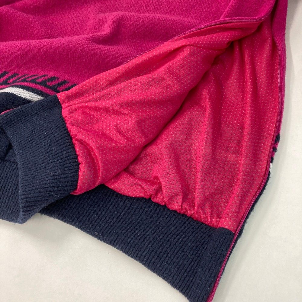 サイズ：4 PEARLY GATES パーリーゲイツ 裏地付 ニットセーター ピンク