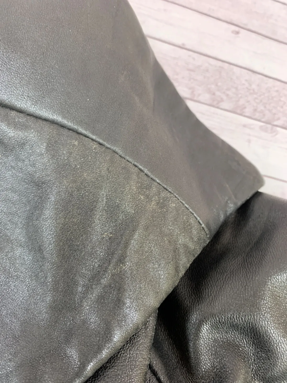 ☆EKAM エカム レザージャケット ライダース フードジャケット Lサイズ  