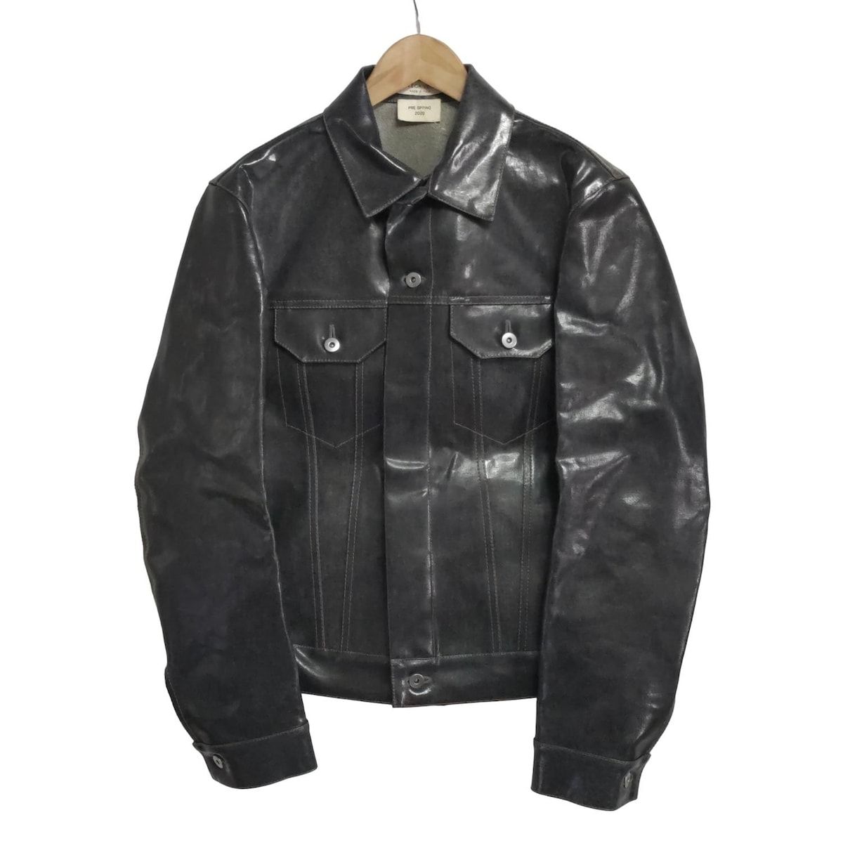 BOTTEGA VENETA ボッテガヴェネタ Gジャン サイズ48 M メンズ - ネイビー 長袖|PRE SPRING 2020|ポリウレタンコーテング|春|秋