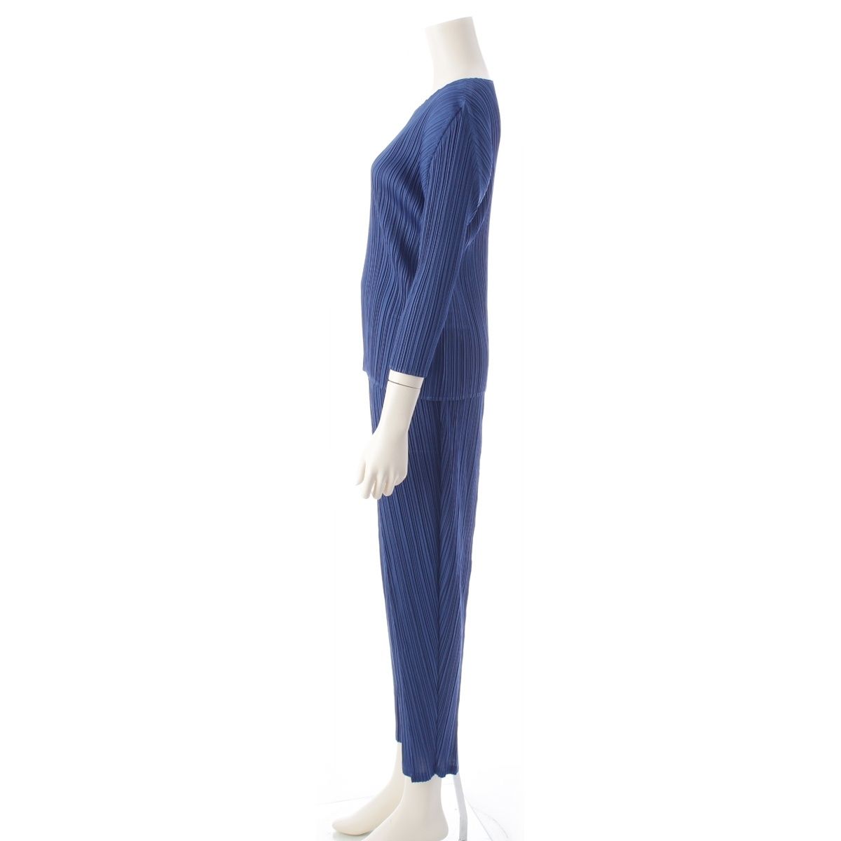 ●中古 イッセイミヤケ プリーツプリーズ カットソーショートジャケットセット 青 PLEATS PLEASE ISSEY MIYAKE（その他）のフリマアイテム一覧