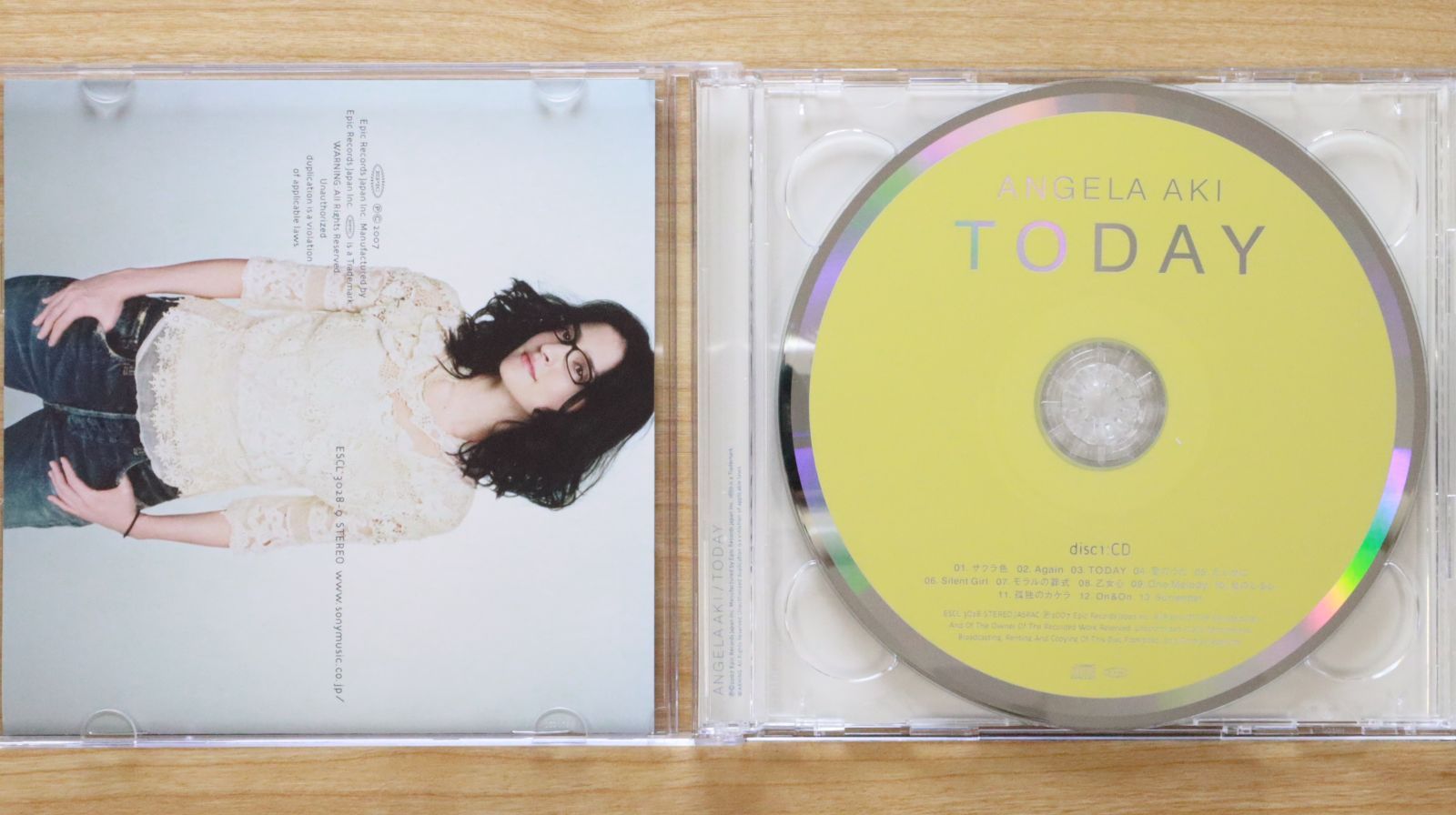 国内盤CD☆アンジェラ・アキ/Angela Aki□ TODAY(初回生産限定盤