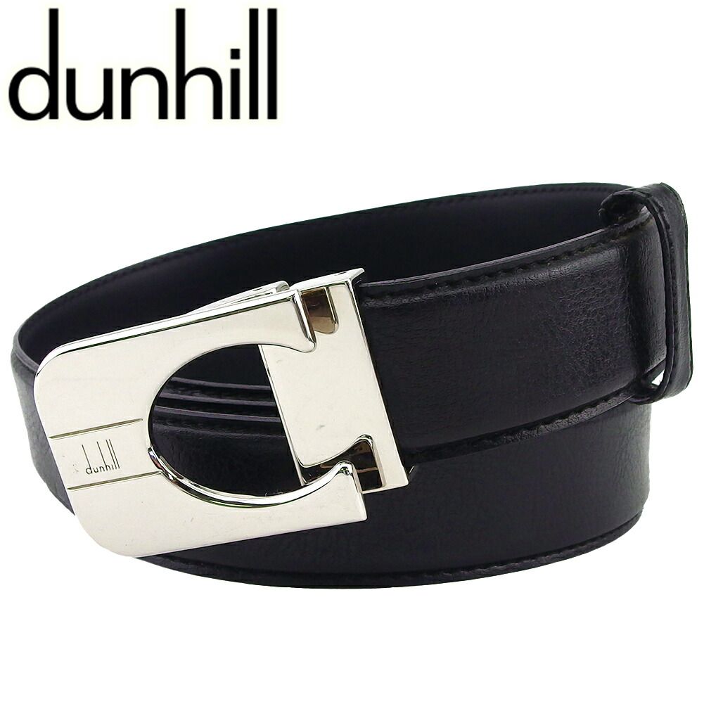 dunhill ダンヒル ベルト バックル シルバー 銀 シンプル ブラック dunhill ダンヒル ベルト バックル シルバー 銀 シンプル ブラック