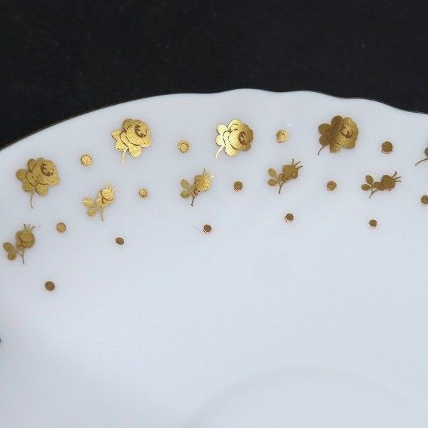 anv オオクラトウエン 大倉陶園 ジャネットライン カップ＆ソーサー 5客 白 ゴールド 金彩 洋食器 同梱不可 919679 WWW_NOITHATQUANGTHANH_NET