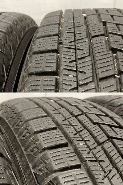 タイヤ走行短め【YOKOHAMA iG60 175/65R15】スタッドレス【BALMINUM V5 15インチ 5J4HPCD100+39】カローラフィールダー スペイド等(KTD190)