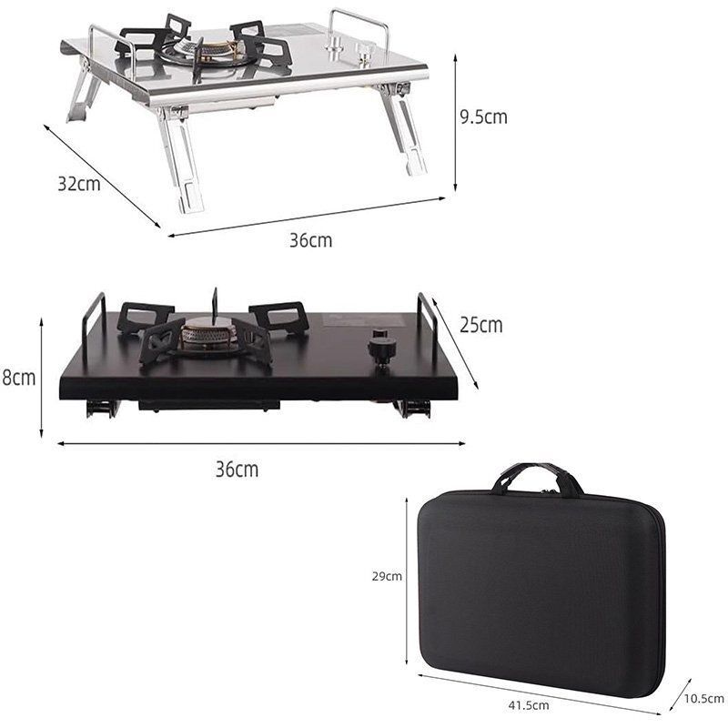シングルバーナー 折りたたみ式ガスストーブ