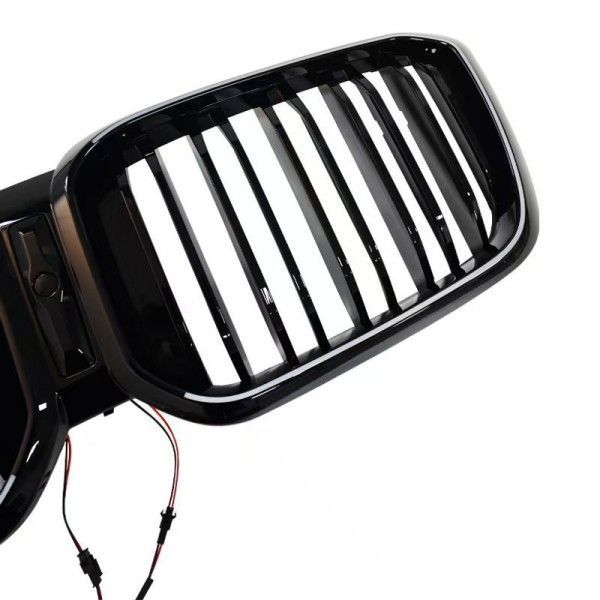 2025-2025 BMW X3 G01 フロントキドニーグリル LED 発光グリル 交換用 レーシンググリル ダブルライン