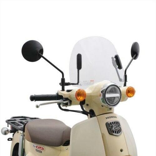 【新品・2営業日で発送】旭精器製作所 【必ず購入前に仕様をご確認下さい】ショートバイザー クリア カブ (CUB-F8)