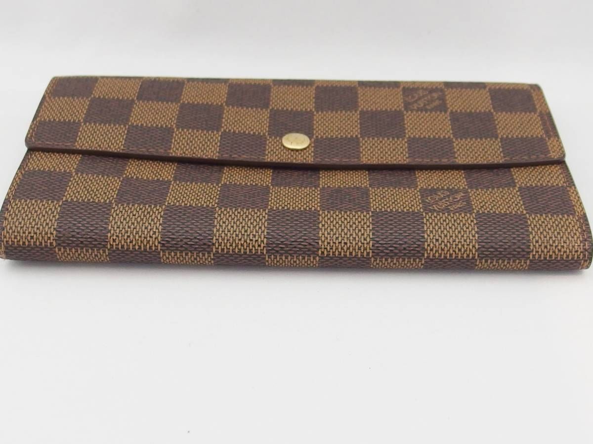 LOUIS VUITTON ルイヴィトン ダミエ ポルトフォイユサラ 長財布