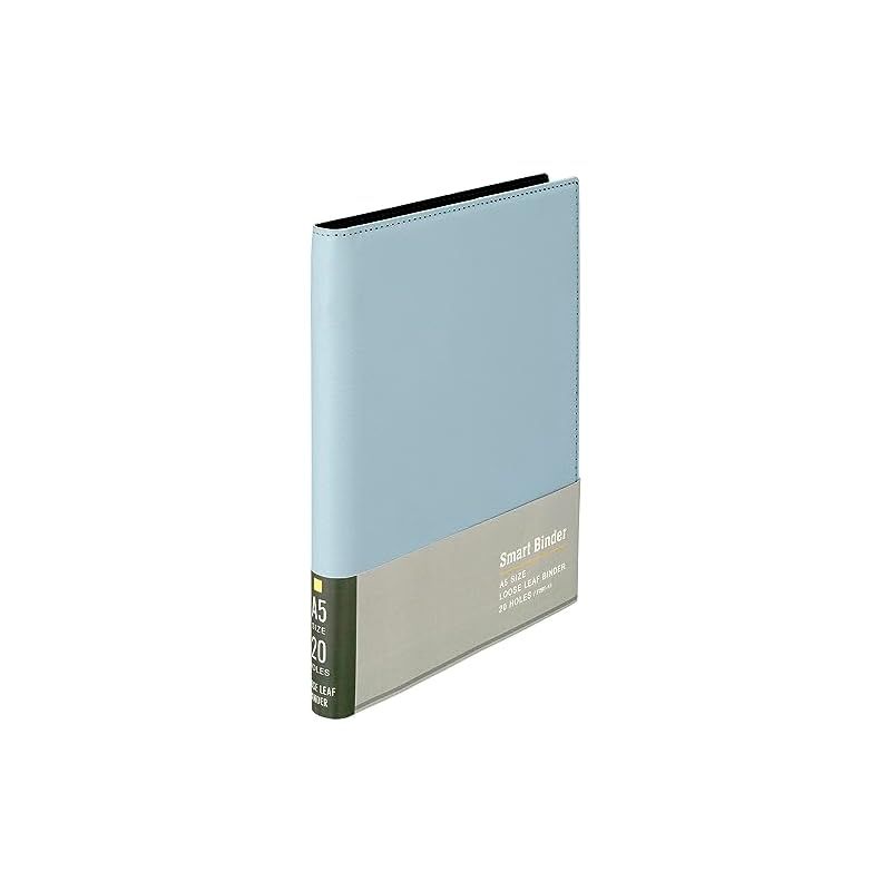 マルマン(maruman) バインダー スマートバインダー A5 20穴 ブルーグレー F291-41