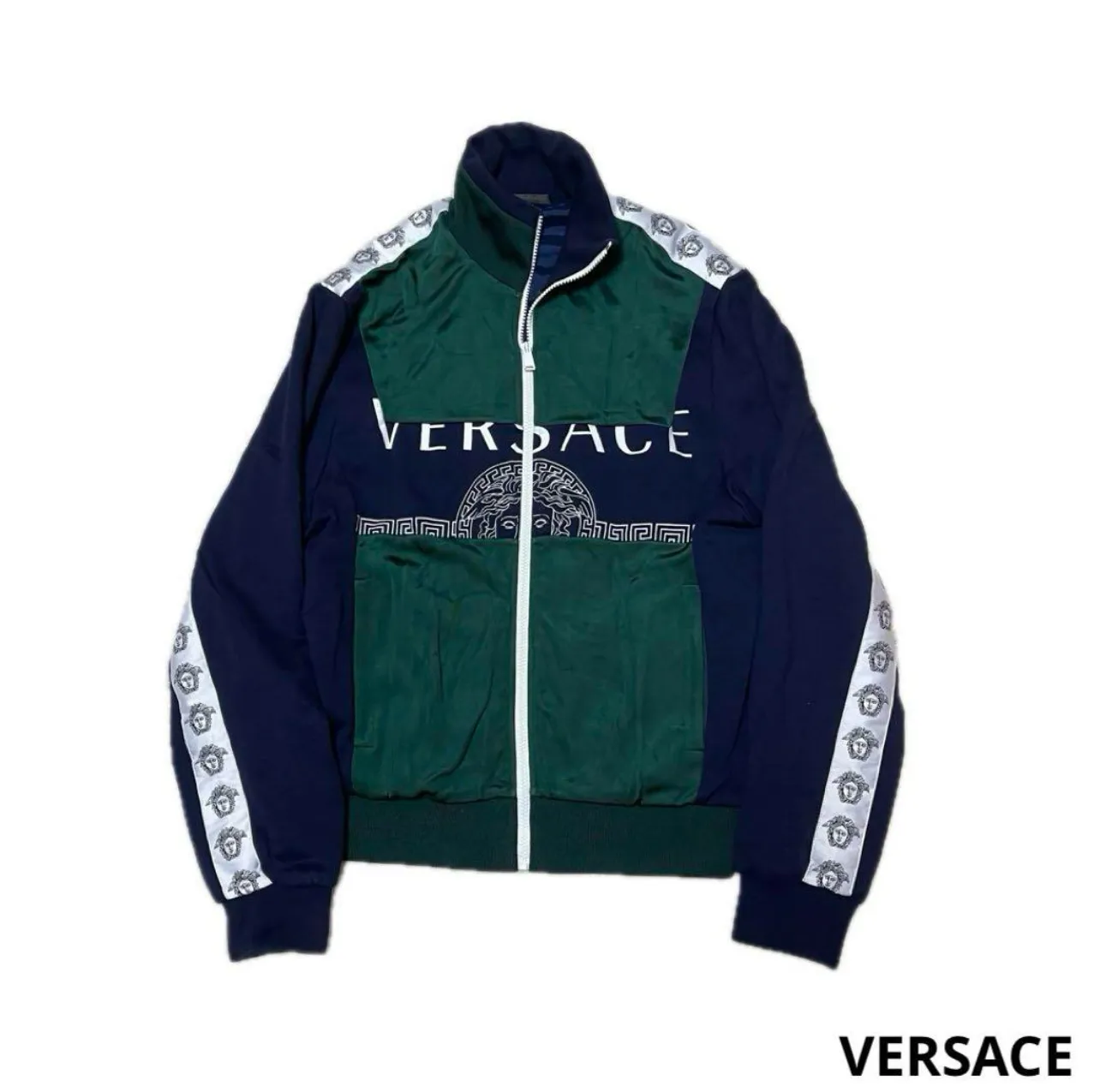 VERSACE ジャージセット ブラック/ブルー VERSACE ジャージセット ブラック/ブルー VERSACE ジャージセット