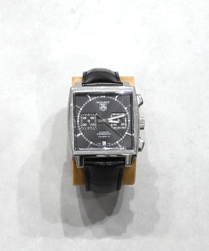 タグホイヤー モナコ クロノグラフ キャリバー12 自動巻きウォッチ腕時計-0