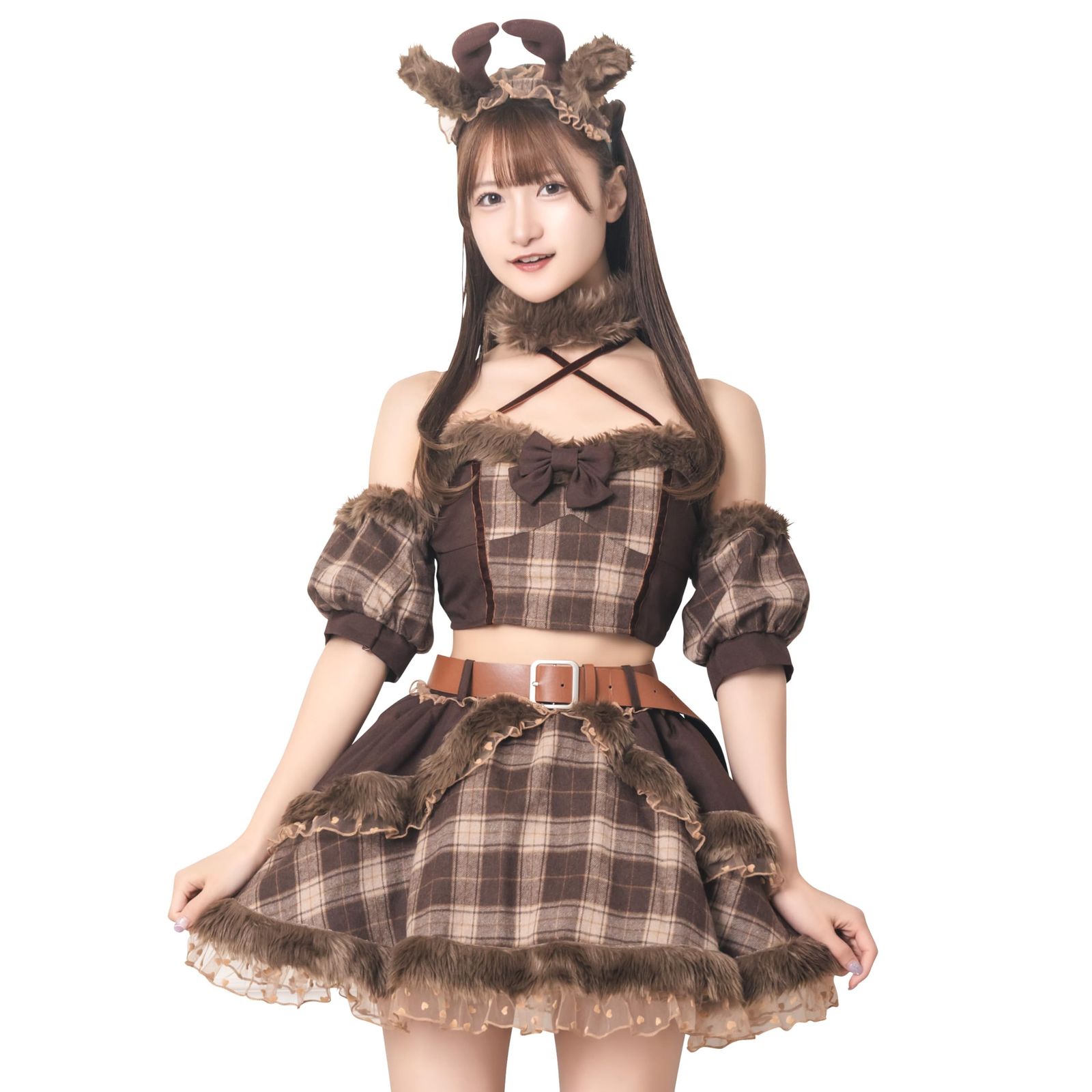 クリアストーン コスプレ クリスマス ブラウニートナカイ JamsCollection着用》 コスプレ トナカイ クリスマス リリパレ