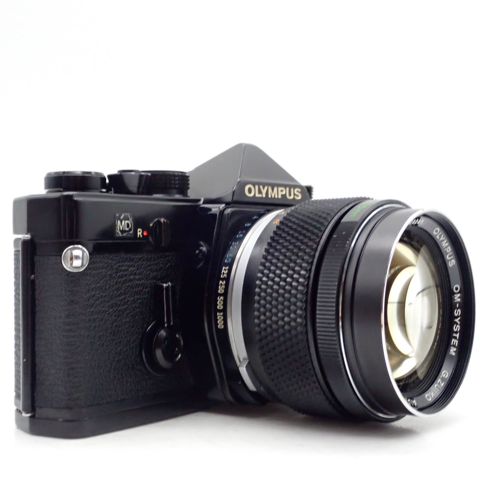 良品 OLYMPUS OM-1 MD ブラック 一眼レフフィルムカメラ 647888