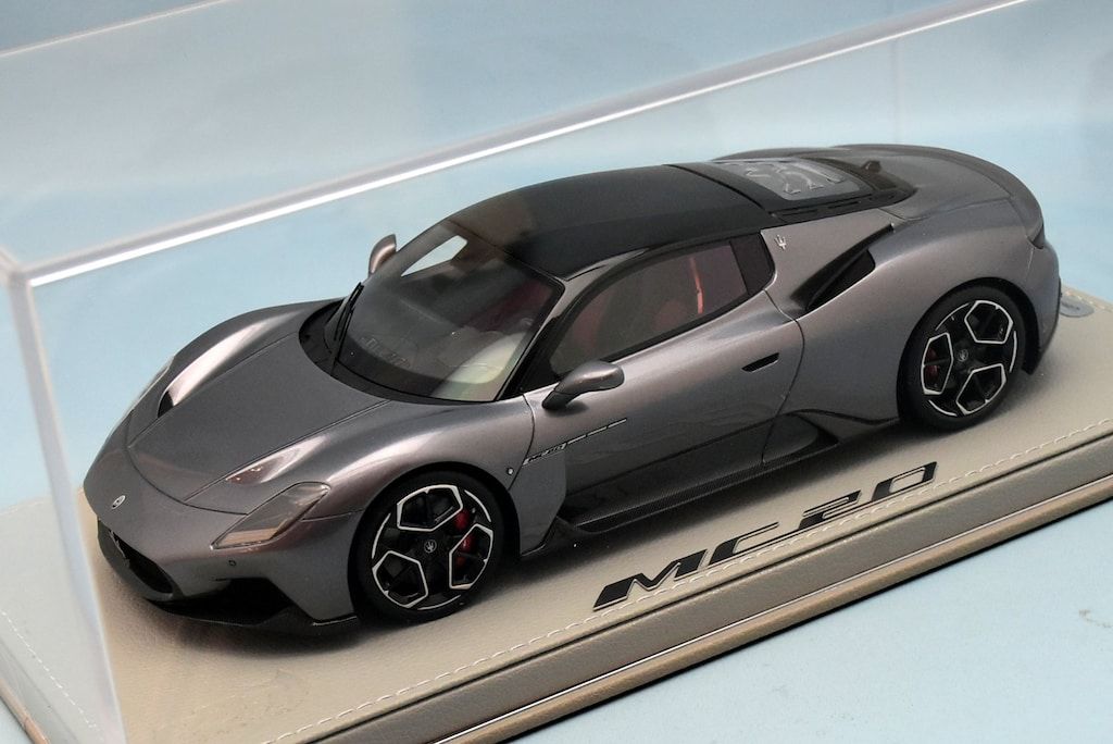 BBR MODELS 1|18 Maserati MC20 2020 Grigio Mistero P18191F