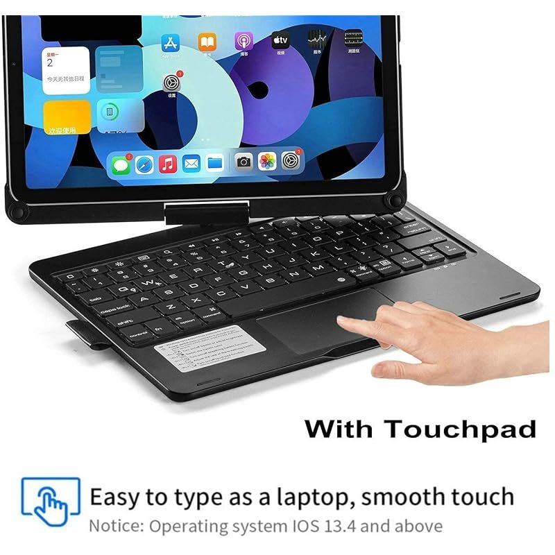 360度回転 2024 iPad Air 13インチキーボード タッチパッド搭載 Amazon | マウス付き iPad Air 13 インチ 2025/2024キーボード
