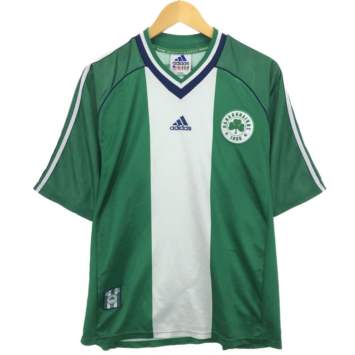 90s アディダス Vネック ナンバリング サッカーユニフォーム O 古着 90年代 アディダス adidas Vネック サッカーユニフォーム ゲーム