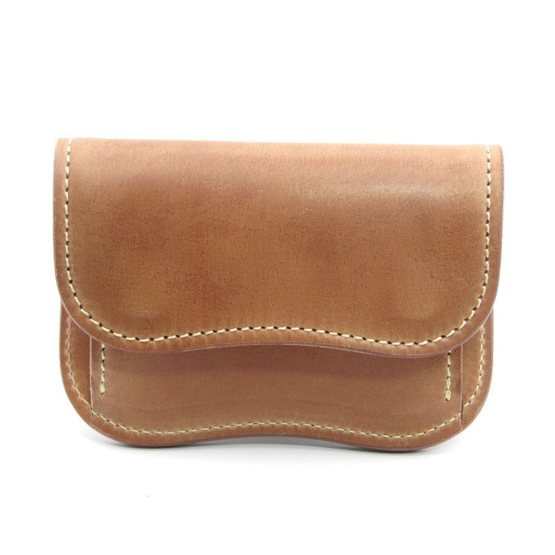 LAST CROPS ラストクロップス 小銭入れ シェルコードバン LC TONGUE タング ラフアウト コインケース ナチュラル 80007174