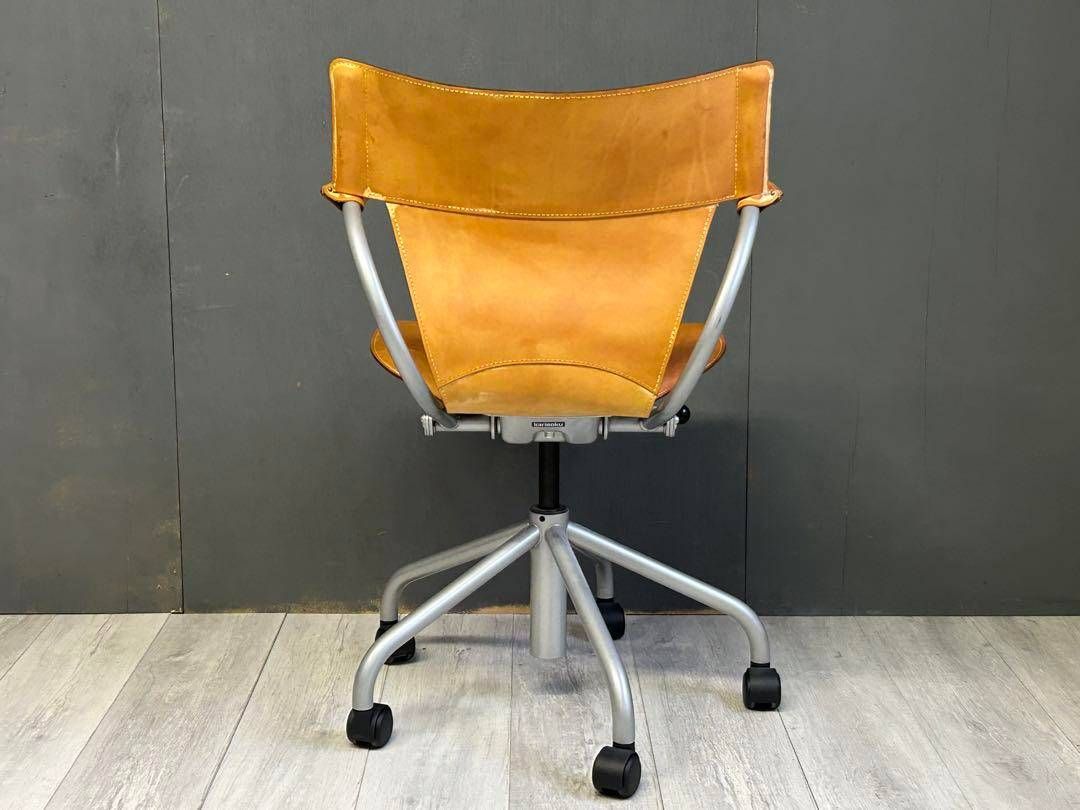 XT4310 カリモク karimoku アームチェアデスクヌメ革SZ