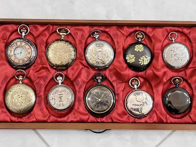 木製ケース 懐中時計