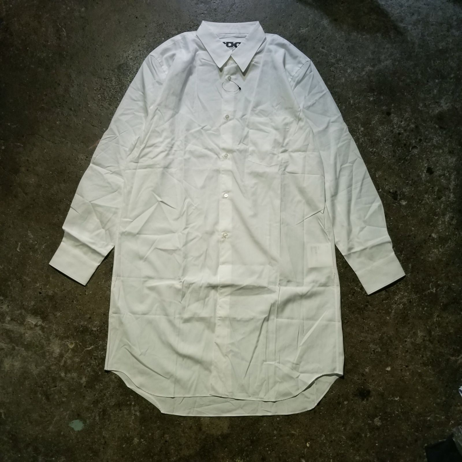 CDG AD2019 バックロゴ ロングシャツ L シーディージー COMME des GARCONS コムデギャルソン