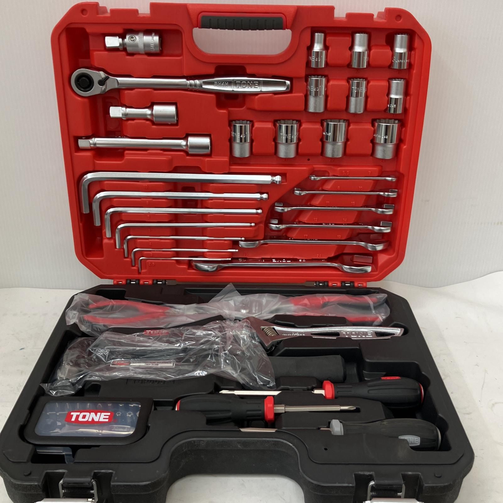 κκTONE トネ ハンドツール ツールセット コンビネーションツールセット TBP008-1 レッド コンビネーションツールセット K600・ K700 | TONE | MISUMI(ミスミ)
