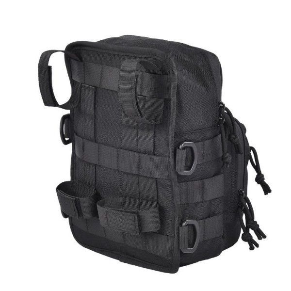 オートバイハンドルバーバッグバックレストTバーバッグハーレーソフトテールダイナスポーツスターFXBBフロントトラベルバッグ