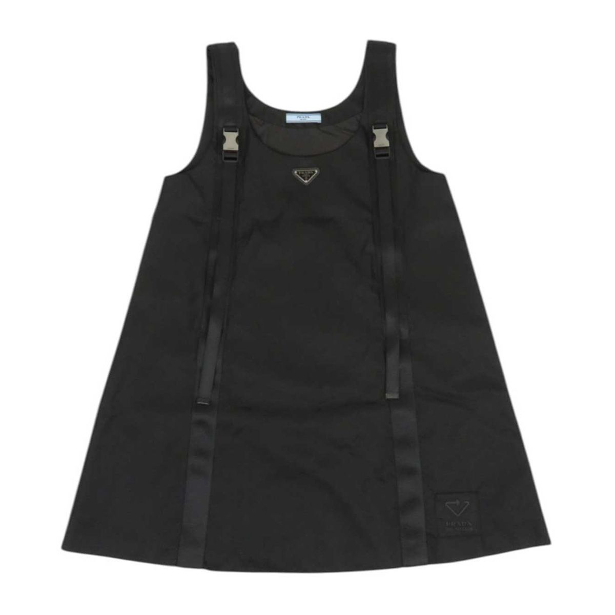 プラダ Re-Nylon トライアングルロゴ ノースリーブワンピース
