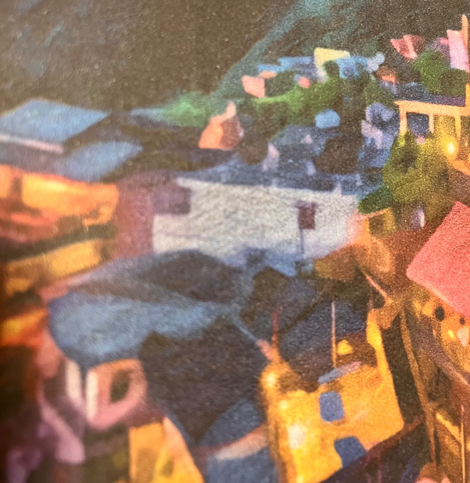 ジブリアート13 千と千尋の神隠しより「Asian Night」額装品 額縁寸法