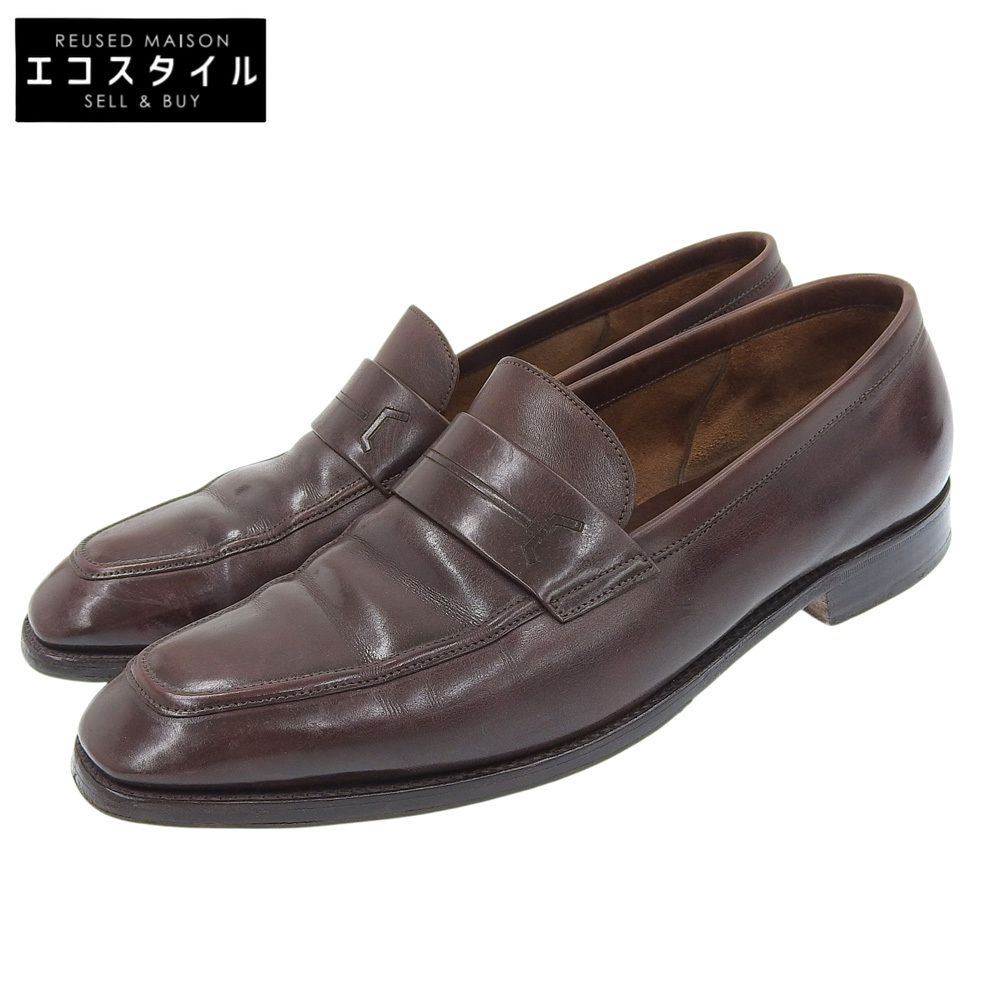 ジョンロブ ローファー ブラウン 5 1/2 JOHN LOBB スエード スウェード