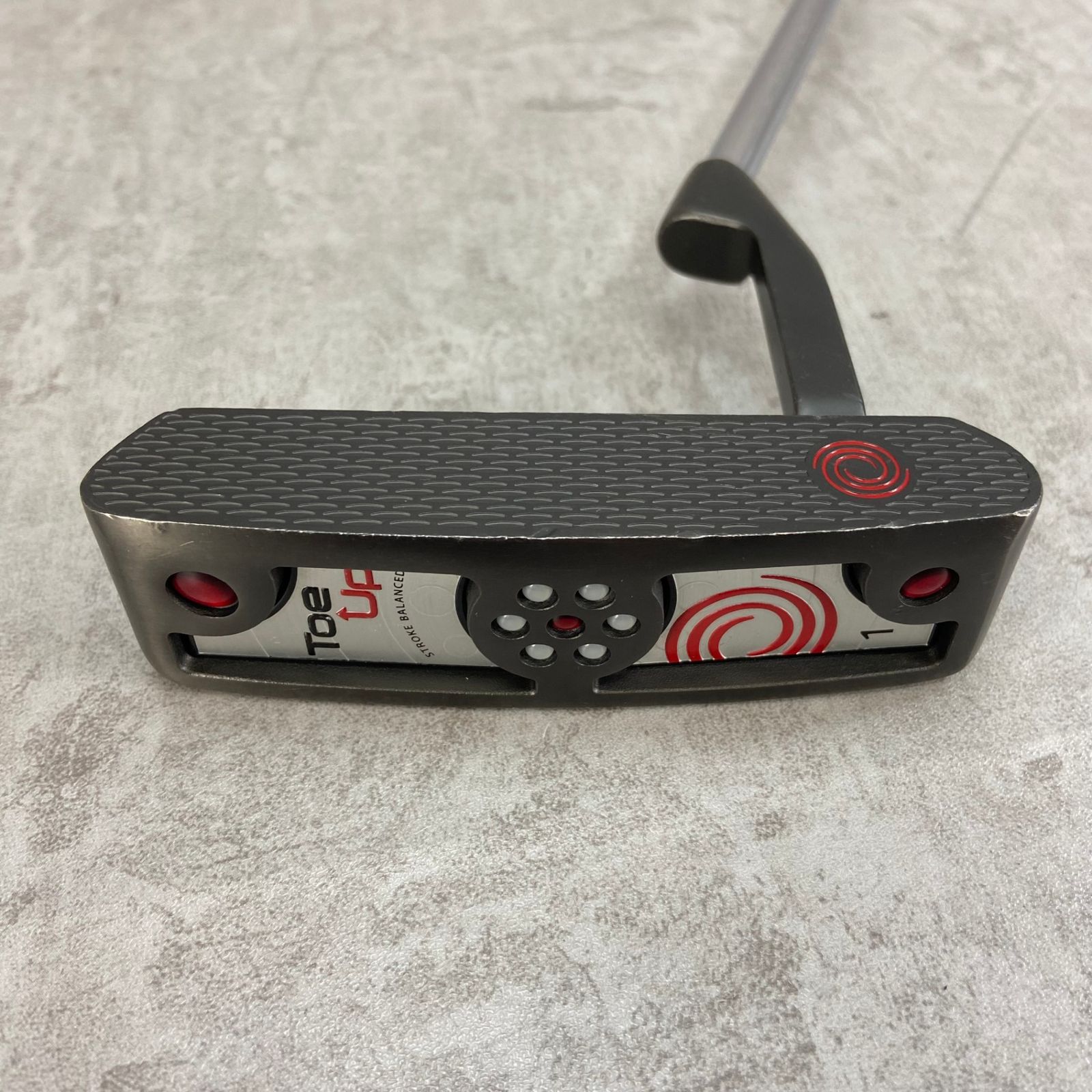 ODYSSEY#1 トゥアップパター 34インチ　ヘッドカバーつき ODYSSEY オデッセイ Toe up 1 トウアップ メンズゴルフパター