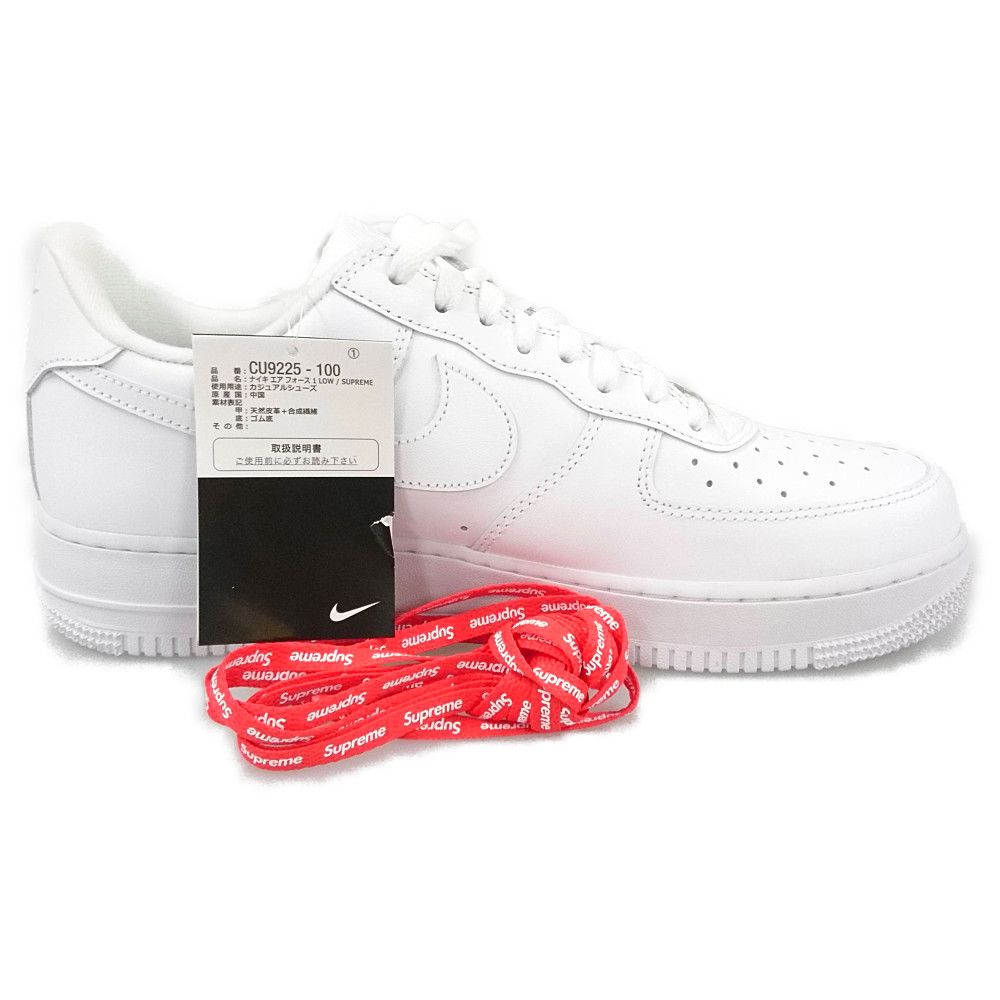 SUPREME シュプリーム 品番 CU9225-100 AIR FORCE 1 LOW SP エア