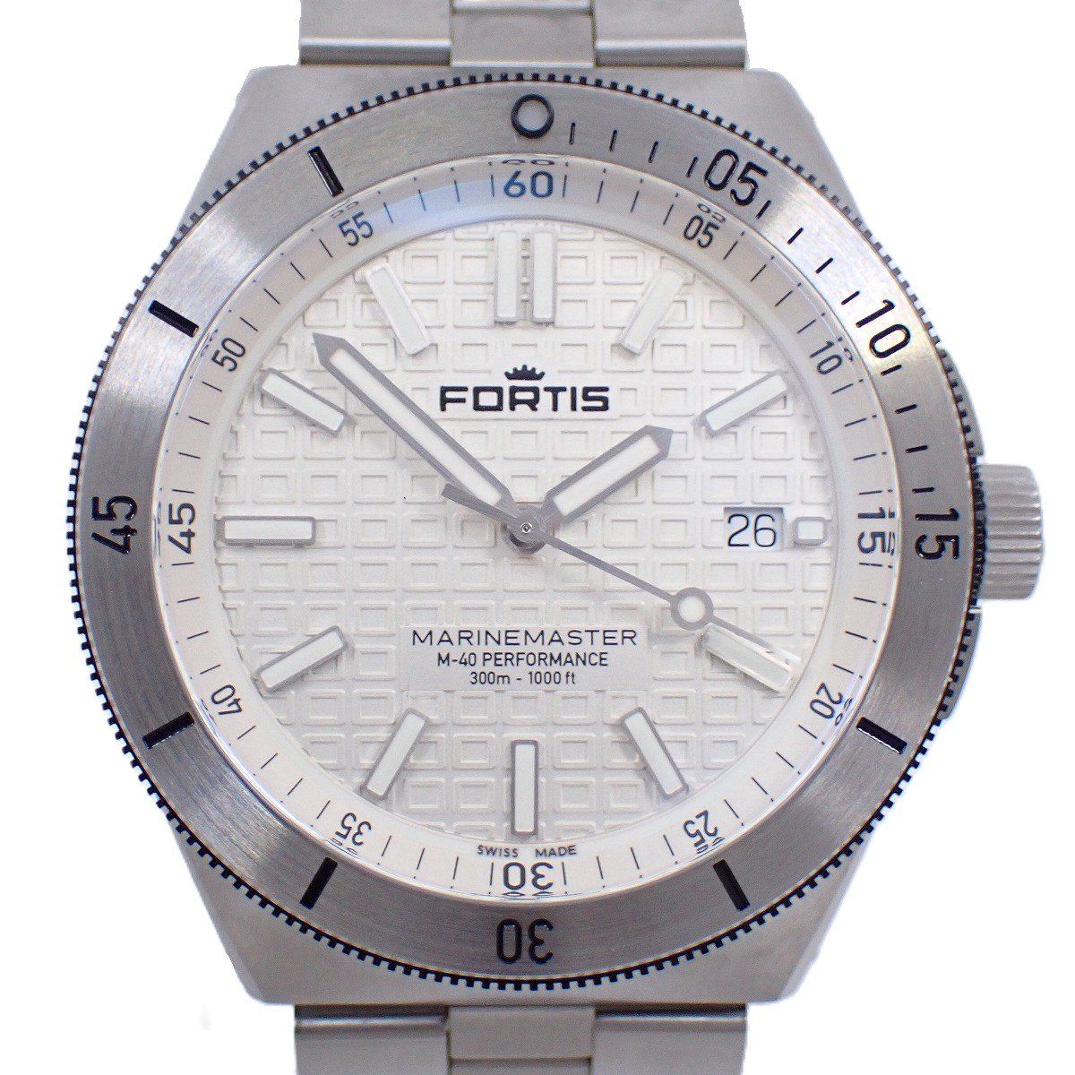 値下げ　FORTIS マリーンマスターF8120006 M-40 ロックストーン 値下げ FORTIS マリーンマスターF8120006 M-40 ロックストーン - メルカリ