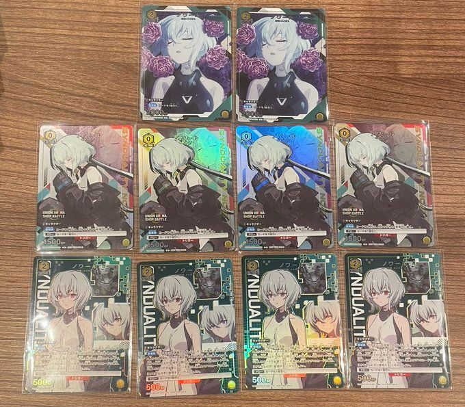 ユニチケ　ノワール　4枚セット　プロモ ユニオンアリーナ】ノワール プロモセット ショップバトル ユニチケ