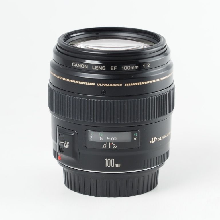 Canon キヤノン 単焦点中望遠レンズ EF100mm F2 USM フルサイズ対応