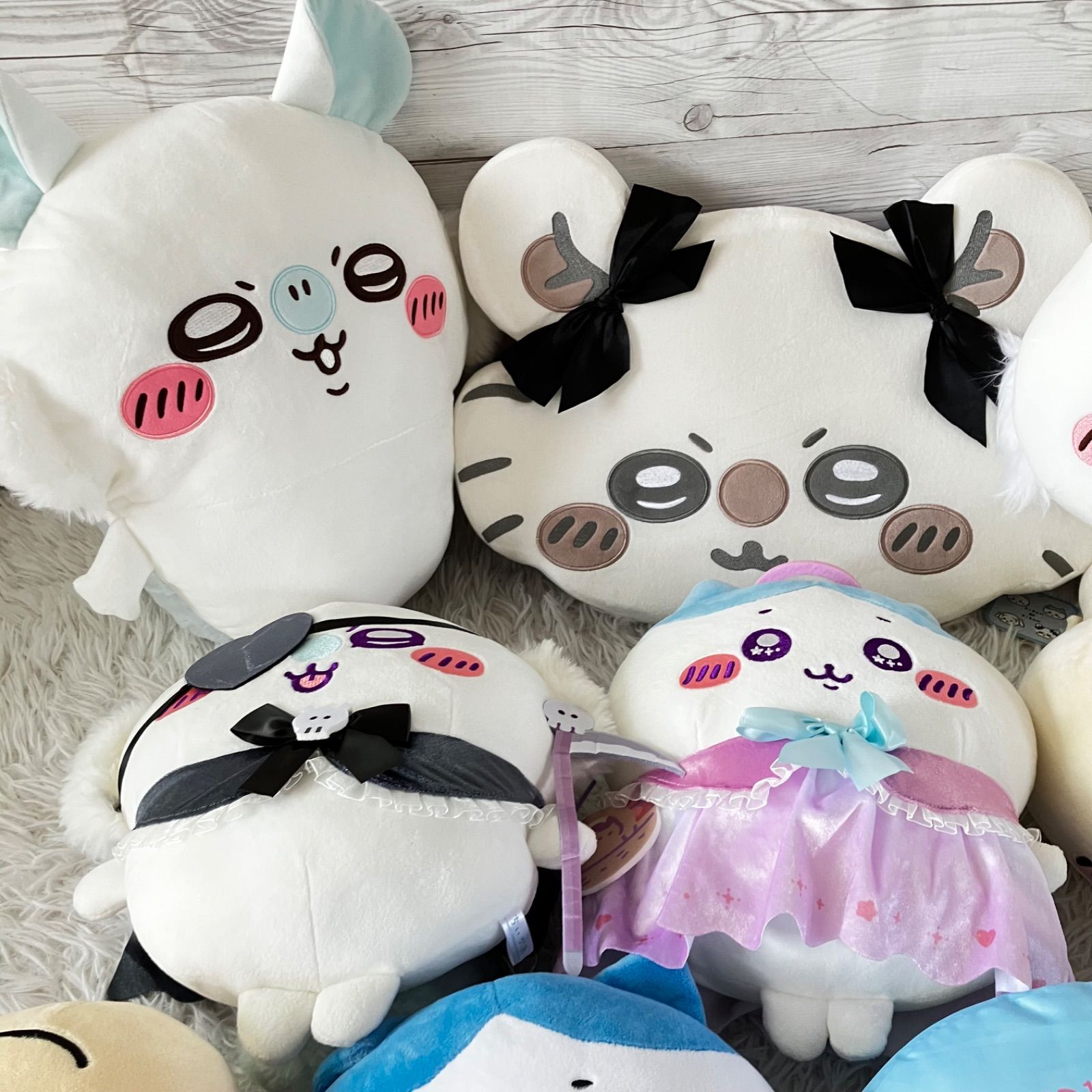 ちいかわ ぬいぐるみ 16点セット タグあり多数 低反発クッションリボン 