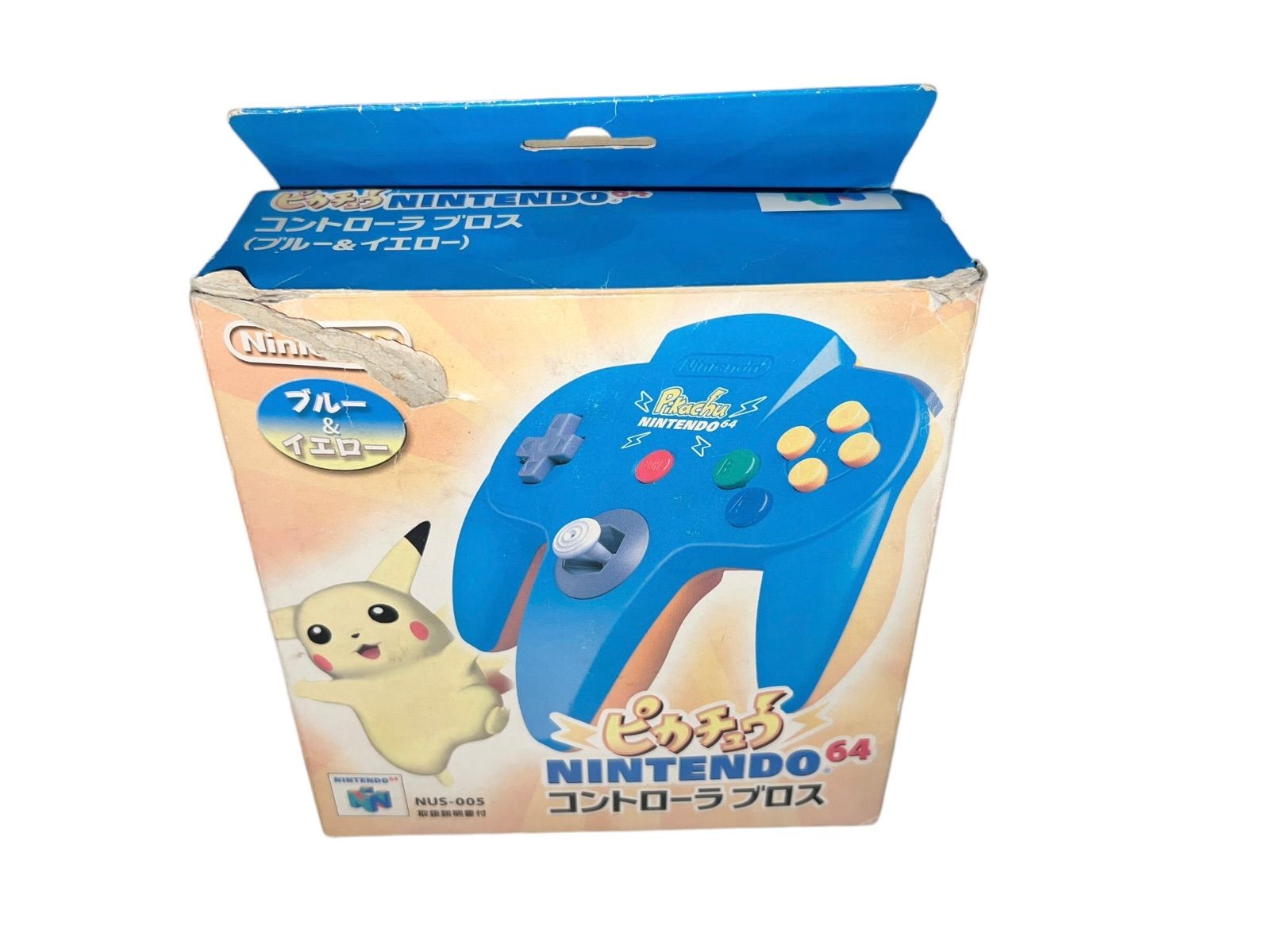 Nintendo 64 ピカチュウ 本体 ブルー＆イエロー 動作確認済